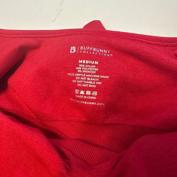 BuffBunny Shape Seamless Red Jumpsuit - Picture 4 of 4